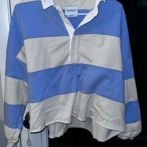 Abercrombie Stripped Crop Sweater